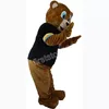 Super Cute Brown Bear Mascot Costumes Christmas Fancy Party Dress Cartoon Character Outfit Suit vuxna storlek Karneval Easter Advertising Theme Clothing