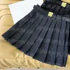 Pleated Women Skirt with BeltDress Sexy Mini Skirts For Woman Charming Luxury Designer Dresses