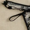 Bras sätter sexig blommig spets underkläder set kvinnlig 2st perspektiv Brassiere Underwear Temptation Fancy Porn BH BRIOF ROPA