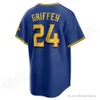 Hommes Enfants Femmes Julio Rodriguez Baseball Jerseys Ken Griffey Jr. Ichiro Suzuki Teoscar Hernandez Ty France Jarred Kelenic Robbie Ray Eugenio Suarez Hommes Jersey