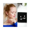 Earrings MODIAN Authentic 925 Sterling Silver fairy tale Crown vintage Drop Earrings Cubic Zirconia luxury Earring For Women Wedding