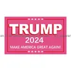 Banner Flags New Trump 2024 Make America Great Again Flag 3X5Ft Campaign Party Speech Activity Banner Drop Delivery Home Garden Festiv Dhf5P