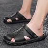 Sandalen Zomer Groothandel Heren Outdoor Sandalias Slippers Casual Antislip Trend Leer D150