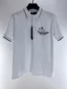 Nieuwe Mannen Designer POLO Effen Kleur Heren Polo Shirts Zomer Revers Tee A.M borduurwerk brief Heren Casual Sport Korte mouw Mannelijke Tops