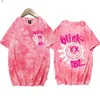 Плюс футболки World Tour 2024 Blink 182 Футболки для фанатов Tie Dye с круглым вырезом и короткими рукавами Мужская и женская футболка Подарок фанатам