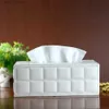 Tissue Boxes Napkins High Quality Leather Tissue Box Napkin Holder Paper Case Bathroom Tissue Box Cover Car Napkin Storage Modern Toilet Paper Box 3 Q240222