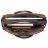 Backpack Formal Brand Desinger Black Leather Briefcase Shoulder Bag for Laptop Notebook Bag Genuine Leather Tote Bag Bagpack 3 in 1