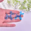 Charms 10pcs/pack AB Color Balloon Dog Acrylic Earring For Fashion Jewelry Making Craft DIY