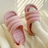 Trendy ins women home non-slip indoor beach sandals men cute comfort couples platform slippers h02