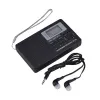 Radio Portable Radio AM/SW/LW/TV/FM -ljud fullfrekvensmottagare som tar emot FM Radio med Timing Radio Alarm Clock Black Radio