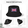 Berets union jack flaga brytyjska angielska dorosła rybak hat bob wiader hatt