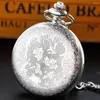 Montres de poche en Relief, Art incrusté d'or, étoile, lune, perle, bleu, ciel étoilé, collier, Steampunk, chaîne Fob, horloge Reloj Hombre