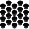 Candle Holders 36 Pcs Cup Metal Cups Jelly Wax Black Candles Christmas DIY Candlestick Containers Home Aluminum