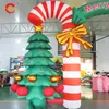 12mWx5mH (40x16.5ft) with blower Free Ship Outdoor Xmas advertising Christmas 2024 newest inflatable archway with trees