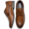 Vostey Scarpe derby stringate classiche Oxford formali da uomo