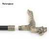 Koperen Phoenix Lange Staart Wandelstok Mode Wandelstok Gentleman Luxe Crosier Knop Wandelstok 93cm