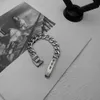Ins cool vent simple ceinture boucle bracelet hommes et femmes hip hop Cuba chaîne épaisse bracelet en métal