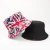 Berets Women unisex Union Jack Festival Summer Hat Sun Cap British Hats Reversible Bucket