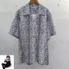 Leopard Print Shirt High Quality Men Women Streetwear Casual Shirts