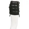 Spódnice y2K pasy harajuku krótka spódnica gotycka punkowa damskie ubrania letnie moda estetyczna estetyczna czarna mini mini 2024