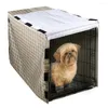 Odzież dla psów 42 -calowa prywatność 210D Oxford Cloth Outdoor Hal Kennel Cage