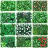 40x60cm Green Artificial Plants Wall Panel Plastic Outdoor Lawns Carpet Decor Home Wedding Backdrop Party Grass Flower 240219