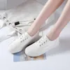 Canvas Tennis Top Fashionable Low Shoes, Sports Women's Lace Up Casual Shoes 734 166