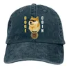 Бейсбольные кепки Doge Gansta Crypto Altcoin, бейсболка с козырьком, спортивная кепка унисекс, уличные шляпы Dogecoin с цифровой валютой на заказ