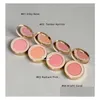 Blush Brand Silky B Powder 4 colori Rose Tenera Albicocca Radiant Pink Bright Coral Makeup Palette 5.5G Fard A Joues Poudre Soyeuse Drop Dhiwo