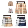 Dames Heren Shorts Designer Zomer Strandshorts Katoen Mode Plaid Gedrukt Broek met trekkoord Relaxed Homme Casual Street chic Joggingbroek hoog Aziatische maat M-3XL