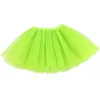 Mini Tutu Skirts Party Fluffy Tulle Dress Stage Pettiskirt Ballet Dancewear Clothing Accessories for Children 2-8Y Baby Girls