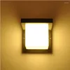 Wall Lamp Led Outdoor Lighting Simple Modern Light Villa Community Fence Balcony Waterproof Square Fixture Buitenverlichting Bra