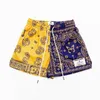 Herrshortsdesigner Nya sommarmän Shorts Herr och kvinnors mode strand hav vid havet shorts mesh sport snabbtorkning kvartbyxor