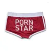 Underpants Sexy Underwear Men Pocket Men's Panties Boxers Hombre Ropa Interior Calzoncillos Letter Briefs Boxer Shorts