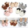 MUPLY Toddler born Baby Crawling Shoes Boy Girl Lamb Slippers Prewalker Trainers Fur Winter Animal Ears First Walker 240220