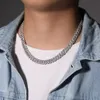 Armband Ketting Moissanite Designer Iced Out Pass Diamond Tester vvs Moissanite Sieraden Vrouwen 10mm Cubaanse Link Chain
