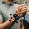 Montre AMOLED Smart NFC Boussole Bluetooth Appel Musique Locale mm Hommes Femmes Montre Intelligente pour Téléphones Android et iOS Compatible Fitness Tracker avec Montre Coeur