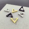 Stud Hengke Fashion New Hoop Earring Heart Triangle Stainless Steel Ear Stud Men Women Body Piercing Jewelry