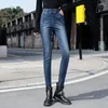 Jeans da donna Pantaloni da donna Vita elastica Matita affusolata alta Pantalone invernali Vaqueros Mujer