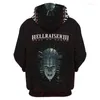 Felpe con cappuccio da uomo Film horror Hellraiser Felpa con cappuccio grafica Abbigliamento uomo 3D stampato in donna Harajuku Moda Y2k Pullover Felpa con cappuccio