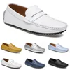 Nouvelle mode classique respirant tous les jours chaussures de printemps, d'automne et d'été chaussures pour hommes chaussures basses chaussures d'affaires à semelle souple couvrant les chaussures à semelle plate chaussures en tissu pour hommes-1