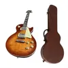 Classic tiger skin pattern electric guitar, made of pure solid wood, free shipping 369