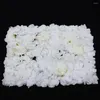 Decorative Flowers Artificial Rose Hydrangea Flower Wall Panels Wedding Birthday Party Decor 60 X 40cm 6pcs