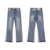 Herren-Jeans, farbige Designer-Jeans, Schlagjeans, High-Street-Mopping-Hosen mit geradem Bein für Herren und Damen