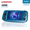 Joueurs Anbernic nouveau RG503 Linux console de jeu portable 4,95 pouces écran OLED lecteur de jeu mobile RK3566 1,8 GHz prise en charge Bluetooth 5G Wifi