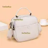 Evening Bags Leather Bag Womens 2024 New Litchi Pattern Soft Leather Large Capacity Portable Single Shoulder Messenger Bag Small Square Gift Women Stores
