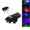 Maski imprezowe RGB laserowe rękawiczki MTI LINE 4PCS DISCO DJ Beam Stage Light for Finger Dancing Show Halloween Rave Nightclub Club 230601 DR DH1EQ