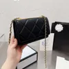 Designer Channce Bags Nuovo permetto per il tempo libero Piccola borsa per la pelle di pecora Small Chain Crossbody Womens Borse