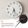 Horloges murales DIY Scanning Second Mouvement Mouvements Kit de pièces de mécanisme actionné