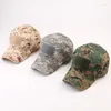 Casquettes de balle Camouflage Casquette de baseball tactique réglable hommes chasse en plein air Jungle chapeau randonnée Casquette chapeaux